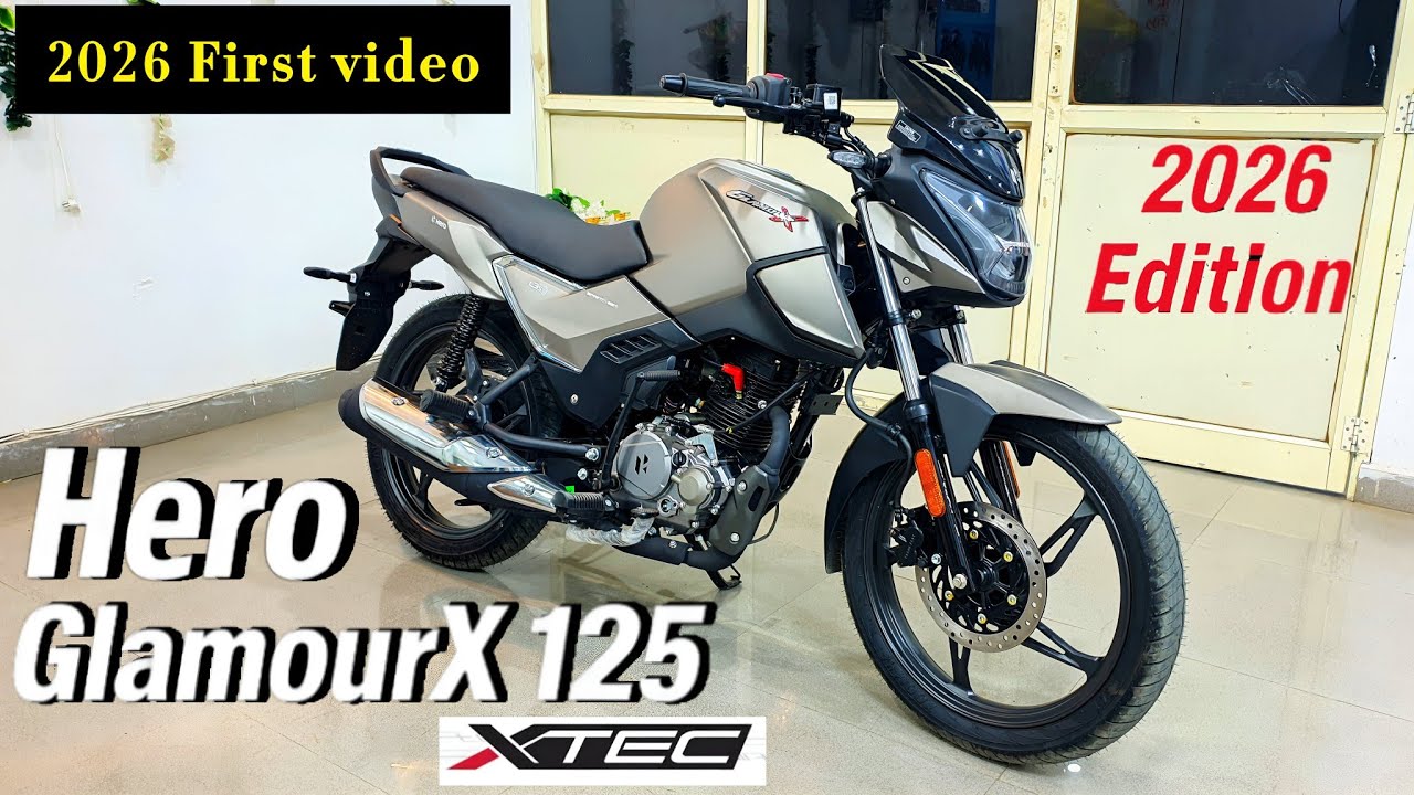 2026 New Hero GlamourX 125 Xtec 2.0 | Cruise Control | Ride Mode | Onroad Price