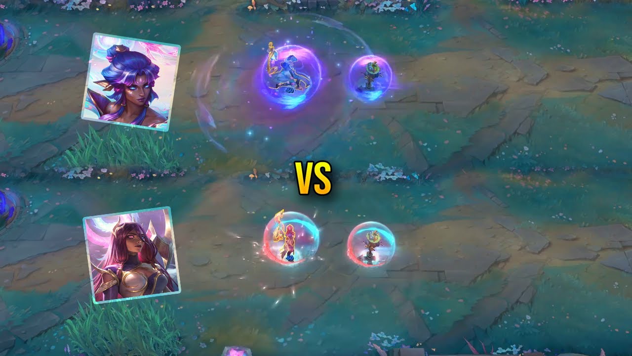 Spirit Blossom Karma vs Tranquility Dragon Karma - Skin Spotlight - League of Legends