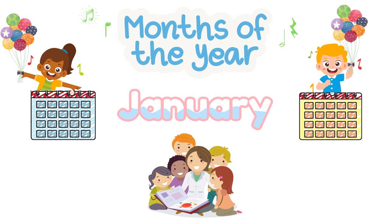 The Months Of The Year Song 12 Months Of The Year Song For Kids
