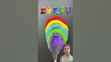 Guess the mixed emotions (Part 9) #satisfying #colormixing#sharkzhan #relaxing