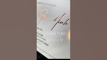 Thiệp cưới cao cấp: thúc nổi, ép kim và cán vân – sang trọng, đẳng cấp | M&A