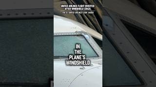 United Airlines Flight UA1093 Diverted After Windshield Crack. #flight #airlines