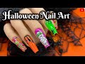 EASY MUMMY NAIL TUTORIAL | Hand drawn Halloween nail art