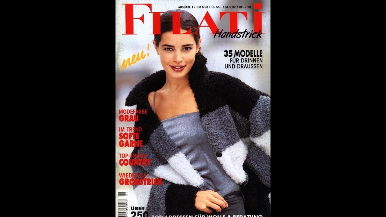 Filati handstrick №1 Журнал с образцами на немецком языке