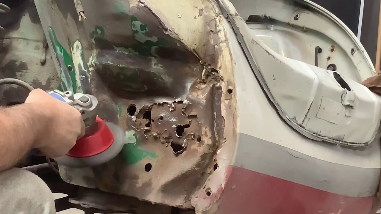 Fixing a rusted bumper mount