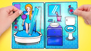 👑❄️ DIY Ball for Paper Doll Elsa! | Dress-Up Fun, Crafts & a Surprise Prince! ✂️🎨