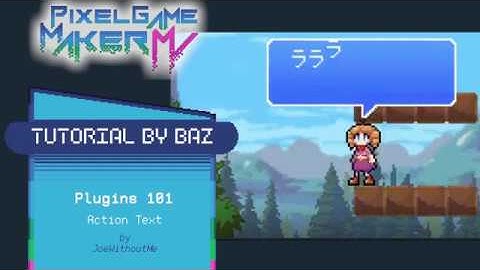 Plugins - Action Text by JoeWithoutMe - Pixel Game Maker MV