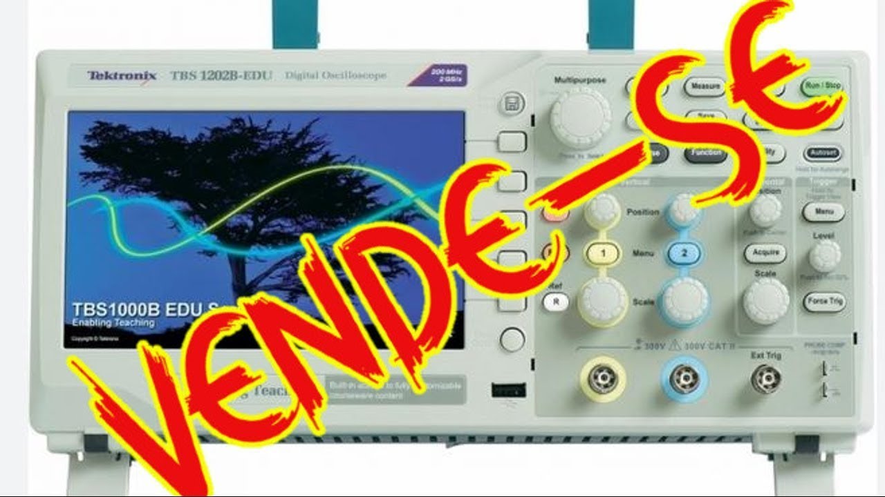 Osciloscópio TBS1102B da Tektronics