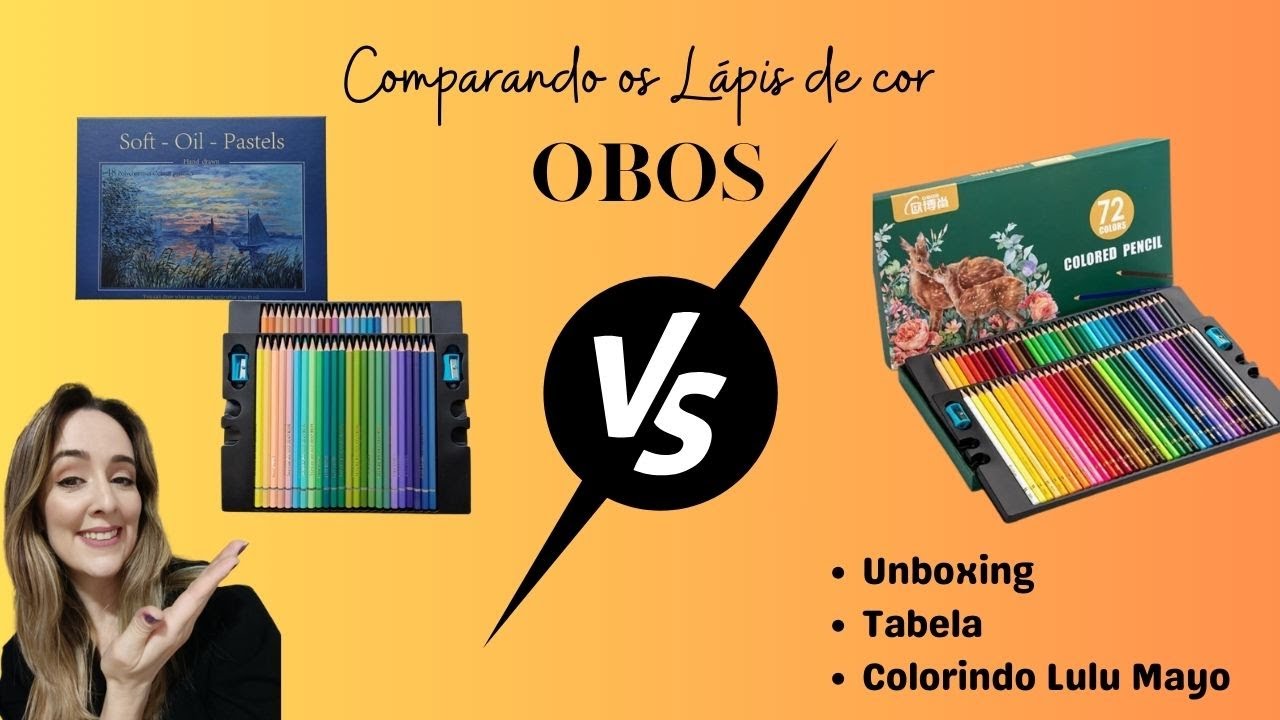 Minha opinião sobre os Lápis de Cor OBOS. #lapisdecor #pencilcolour #obos #colorpencil