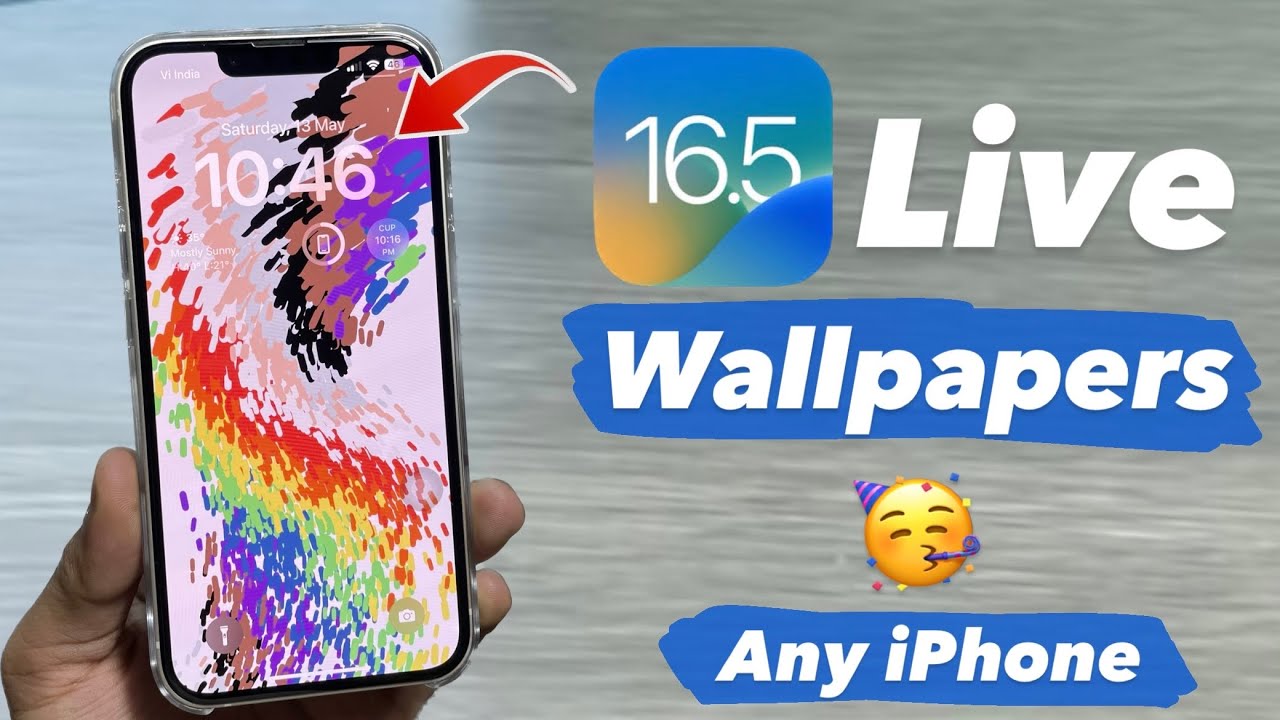 Live Wallpapers Are Back In Ios 16.5 - How To Enable Live Wallpapers On Ios  16 On Any Iphone - Youtube