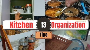 13 Kitchen✅organization ideas✨|Tips to store utensils,cookware|Pantry organization✨#kitchen#ytvideo