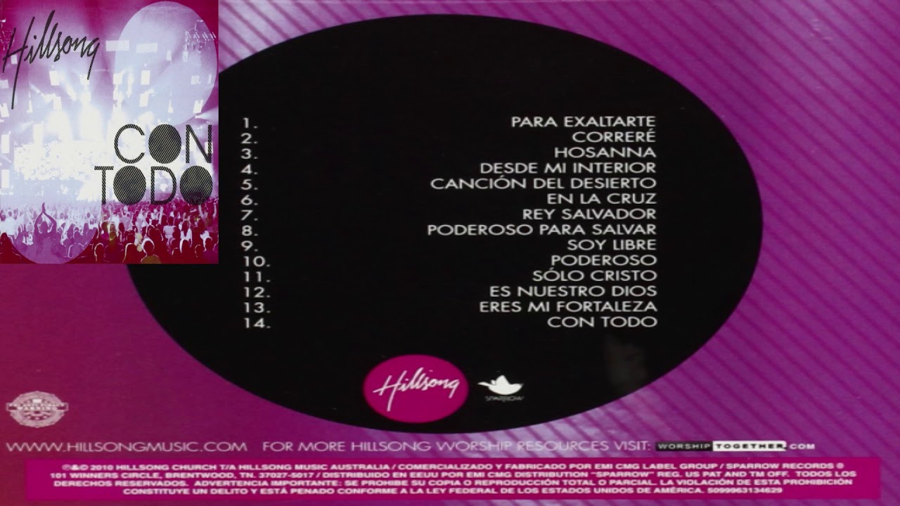 Guarda Hillsong en Español - Con Todo Album Completo Musica Cristiana. su YouTube Guarda Hillsong en Español - Con Todo Album Completo Musica Cristiana. su YouTube