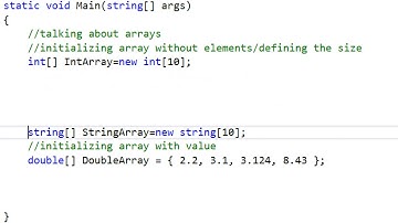 C# 6   Arrays