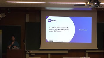 A Unified Debug Server for Deeply Embedded Systems and GDB/LLDB - Simon Cook - ORConf 2019