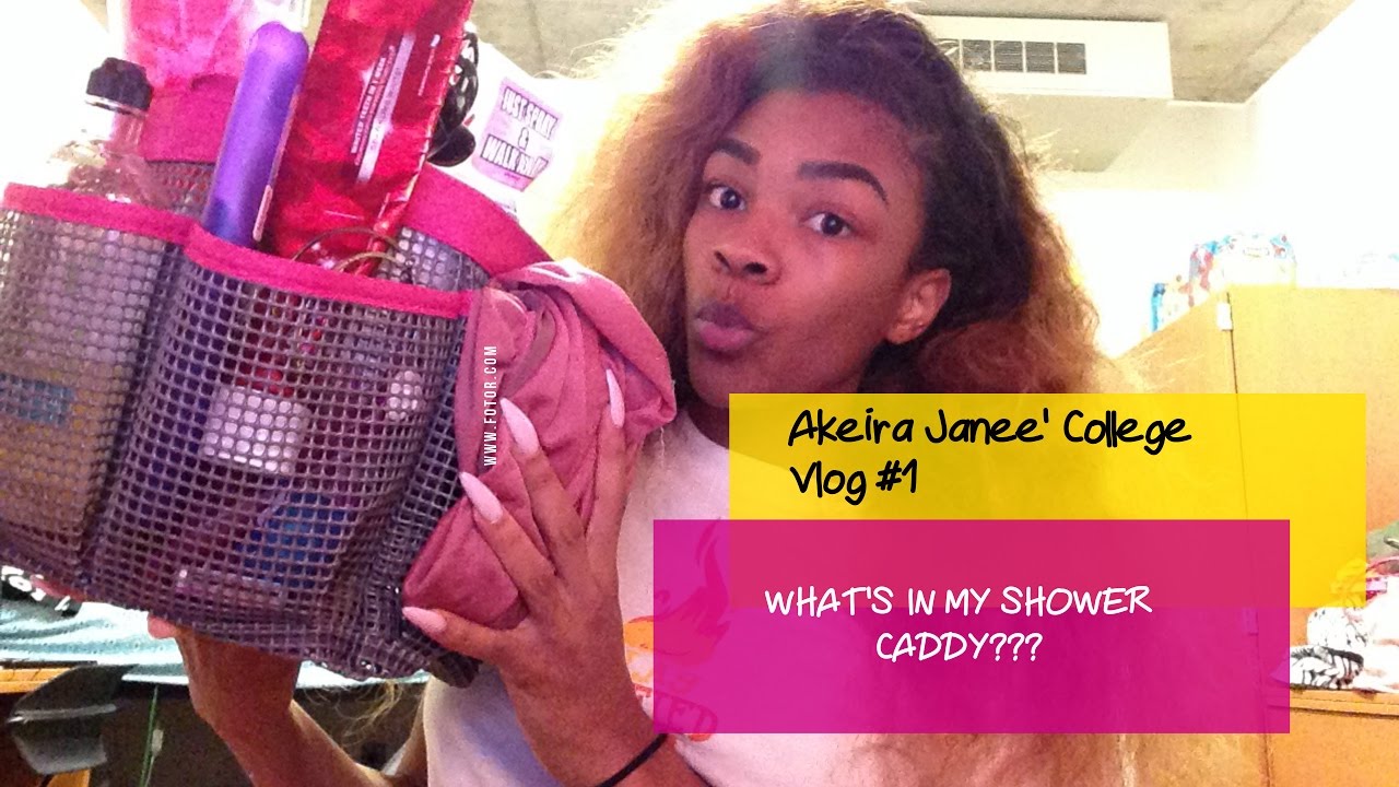 College Vlog #1 What's in MY shower CADDY