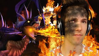Grubby INTENSE FOCUS 1st time Onyxia and Molten Core - but disaster strikes!