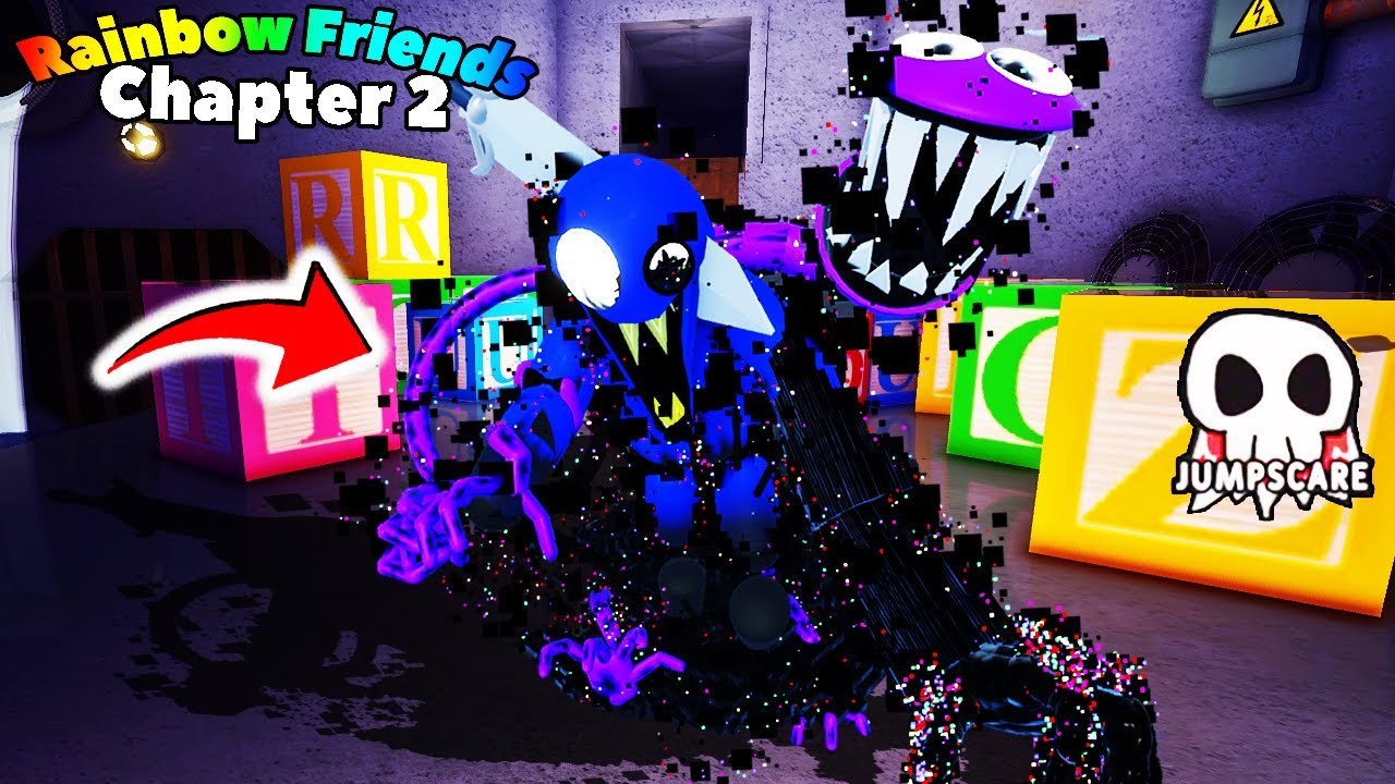 Rainbow Friends Corrupted Blue x Green, Pink and Purple Roblox Animation, WillCrafter