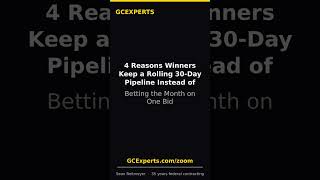 4 Reasons Winners Keep a Rolling 30-Day Pipeline #Shorts
