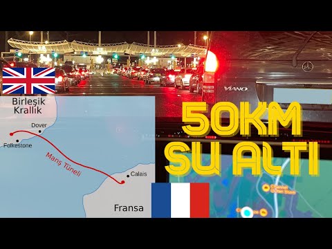 Video: Eurotunnel - Manş Tünelinden Geçmek