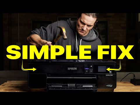 Unclogging An Epson Print Head (QUICK & EASY)