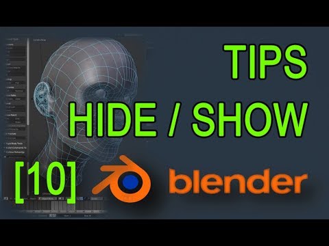[10] Como Modelar en Blender: TIPS / OCULTAR ELEMENTOS - tutorial en ...