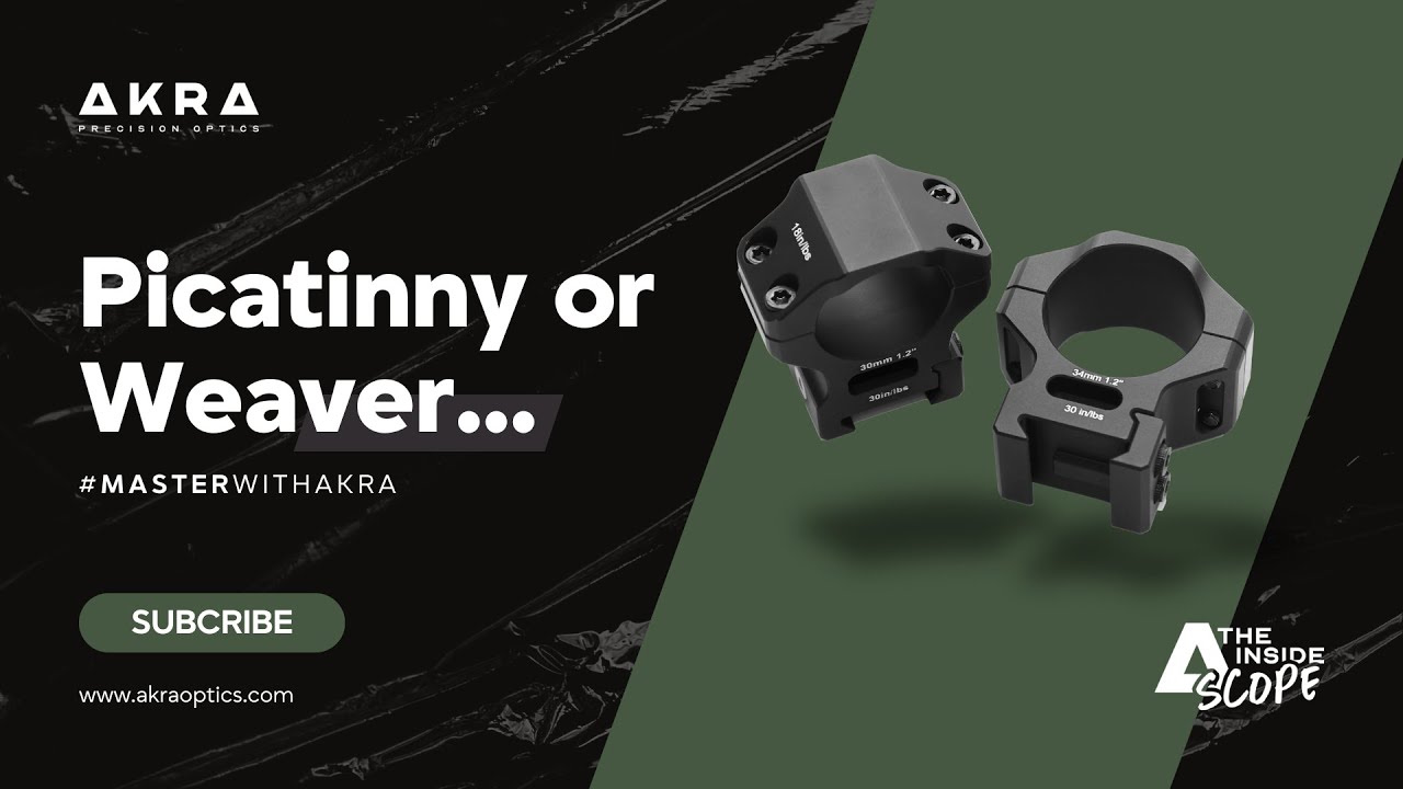 Weaver vs Picatinny Rings
