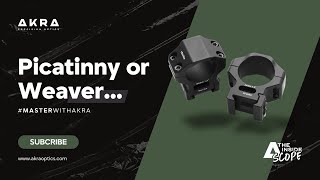 Weaver vs Picatinny Rings