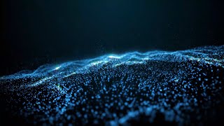 4K Blue Particles Background - Animated Background