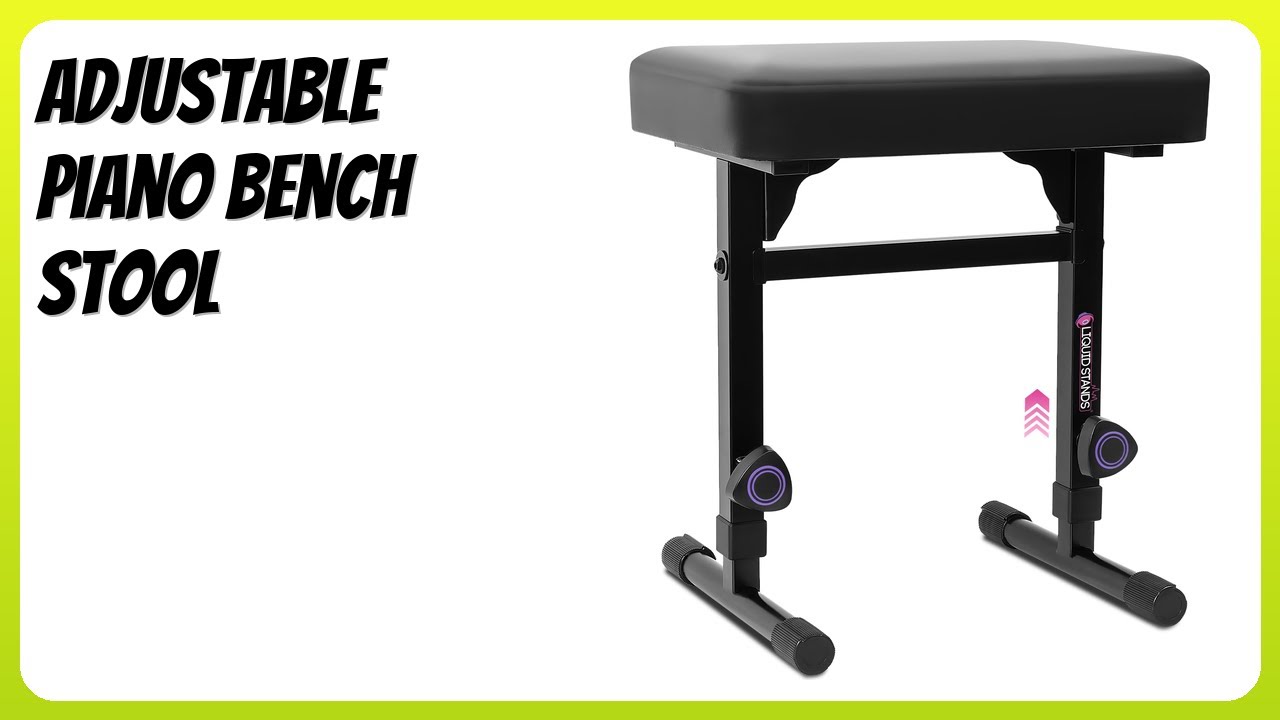 REVIEW (2026): Adjustable Piano Bench Stool. Features