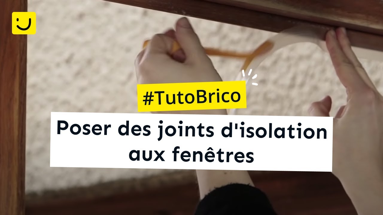 Joint d'isolation pour fenêtre et porte en mauvais état Classique