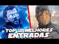 RANKING! TOP 12 MELHORES ENTRADAS DOS SUPER HEROIS