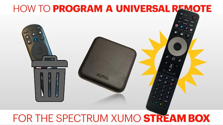 Programming a universal remote control for the Spectrum Xumo Stream Box