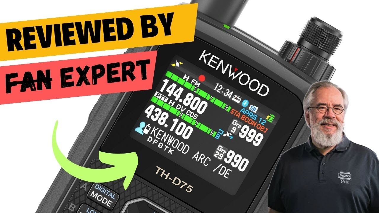New! Kenwood TH-D75E handheld radio