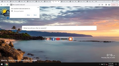 The-weather-tab.com browser hijacker removal.