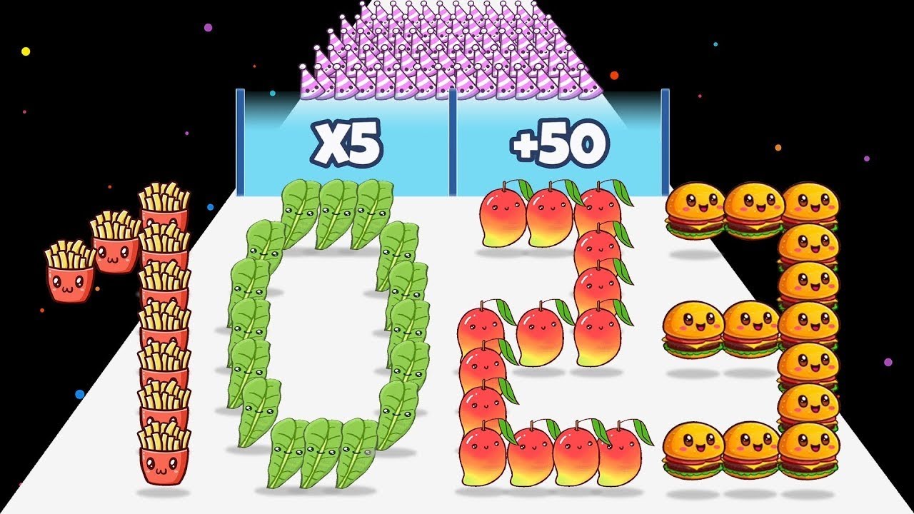 COUNT MASTER: FOOD RUN 3D - Удовлетворяющая ASMR мобильная игра