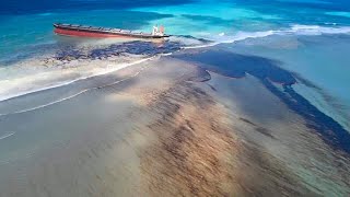 Au large de l'île Maurice, la crainte d'une catastrophe écologique