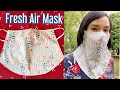 DIY Breathable Face Mask Nr.2/ Summer Face Mask/Fresh Air Mask/ Maske nähen/coudre un masque