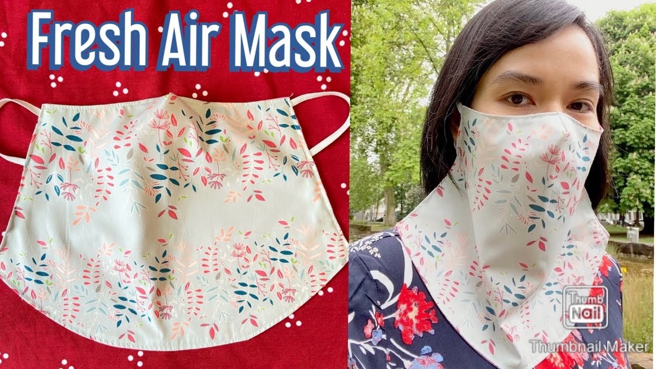 DIY Breathable Face Mask Nr.2/ Summer Face Mask/Fresh Air Mask/ Maske nähen/coudre un masque - YouTube diy-breathable-face-mask-nr-2-summer-face-mask-fresh-air-mask-maske-n-hen-coudre-un-masque-youtube