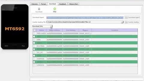 Sp Flash Tool - CWM recover ( Lenovo a806)