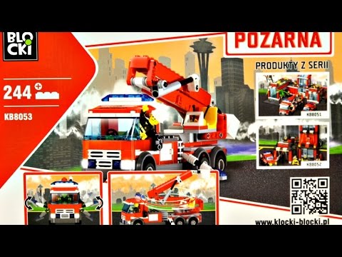 Fire Station Remiza Strażacka Blocki Kb8053 Recenzja Youtube