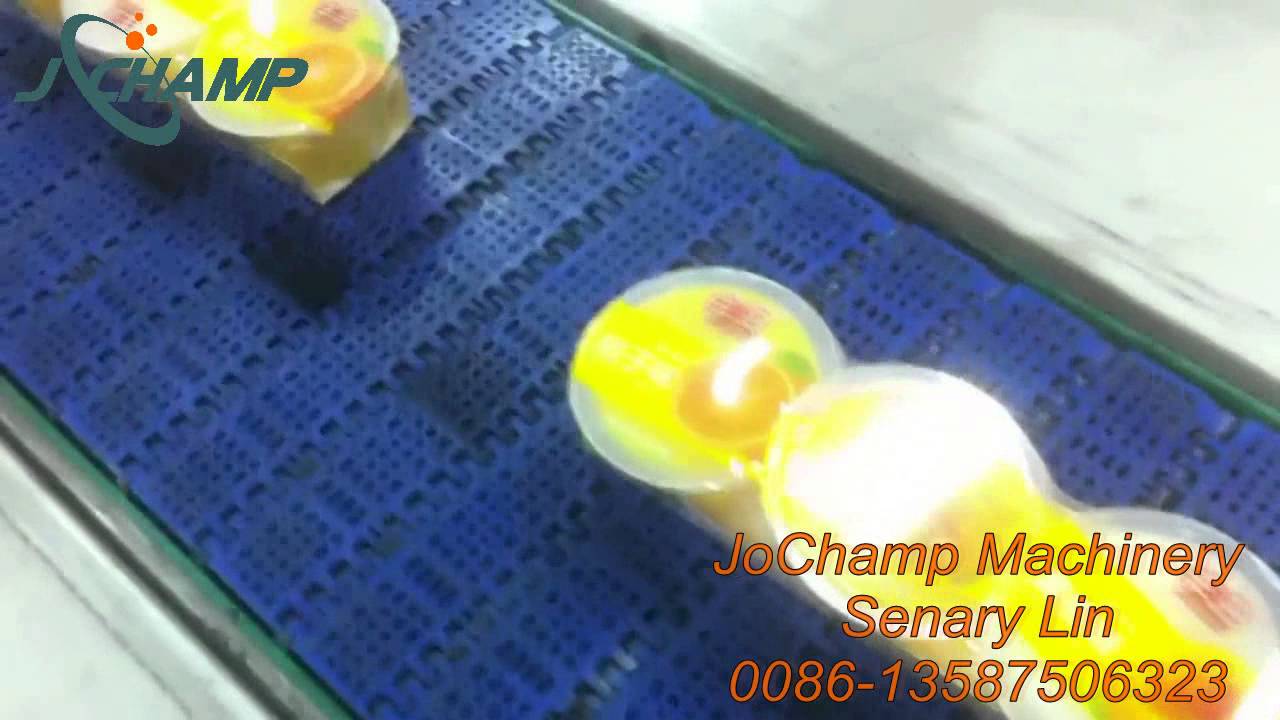 Jelly box group high speed heat shrink packaging machine - YouTube