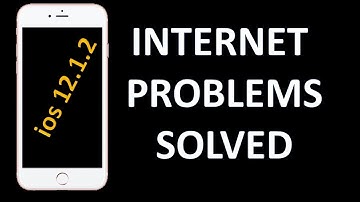 Solution of ios 12.1.2 internet problem of iPhone ! 100% working