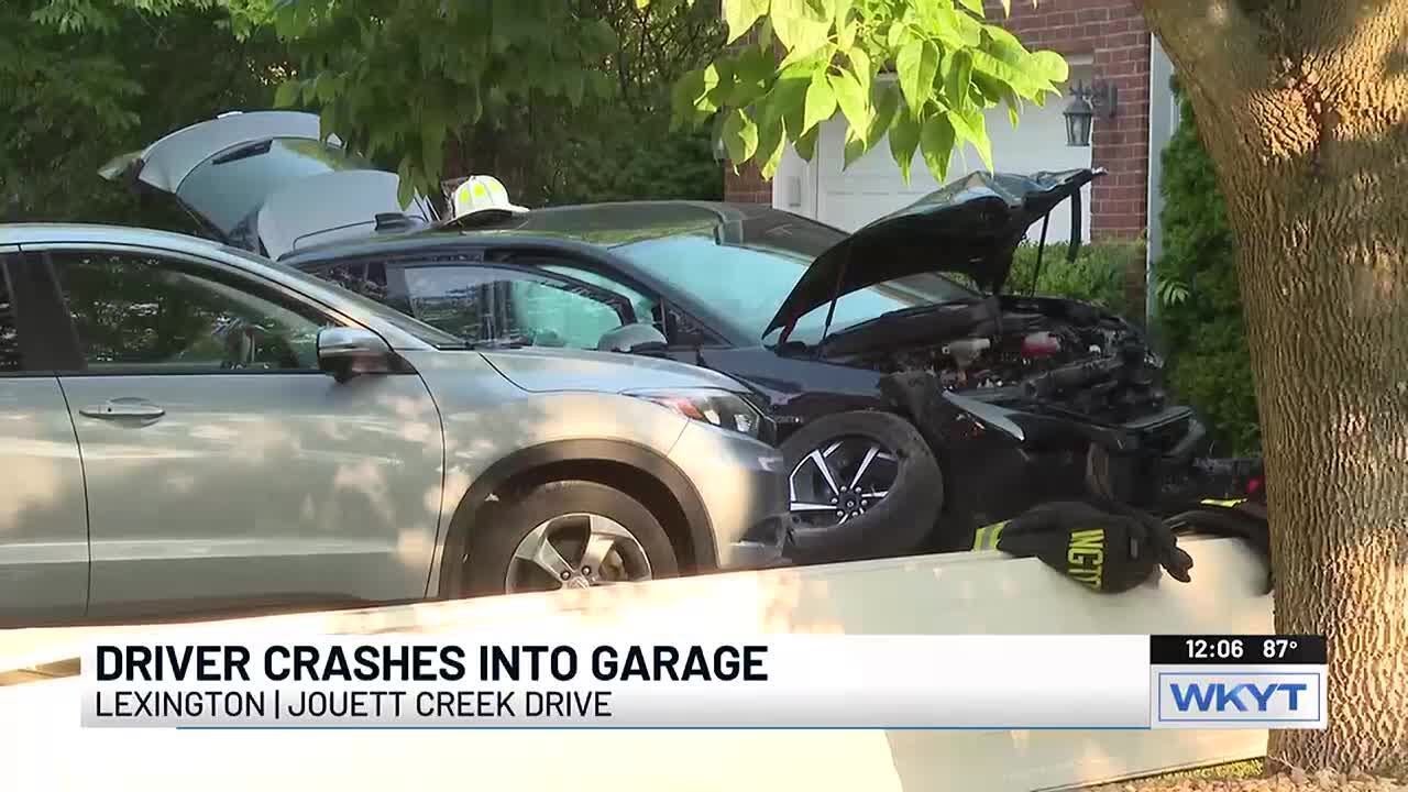 Teen driver crashes into Lexington home - YouTube
