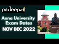 Nov Dec 2022 Exam Dates Announced | Anna University Latest News Today | Padeepz