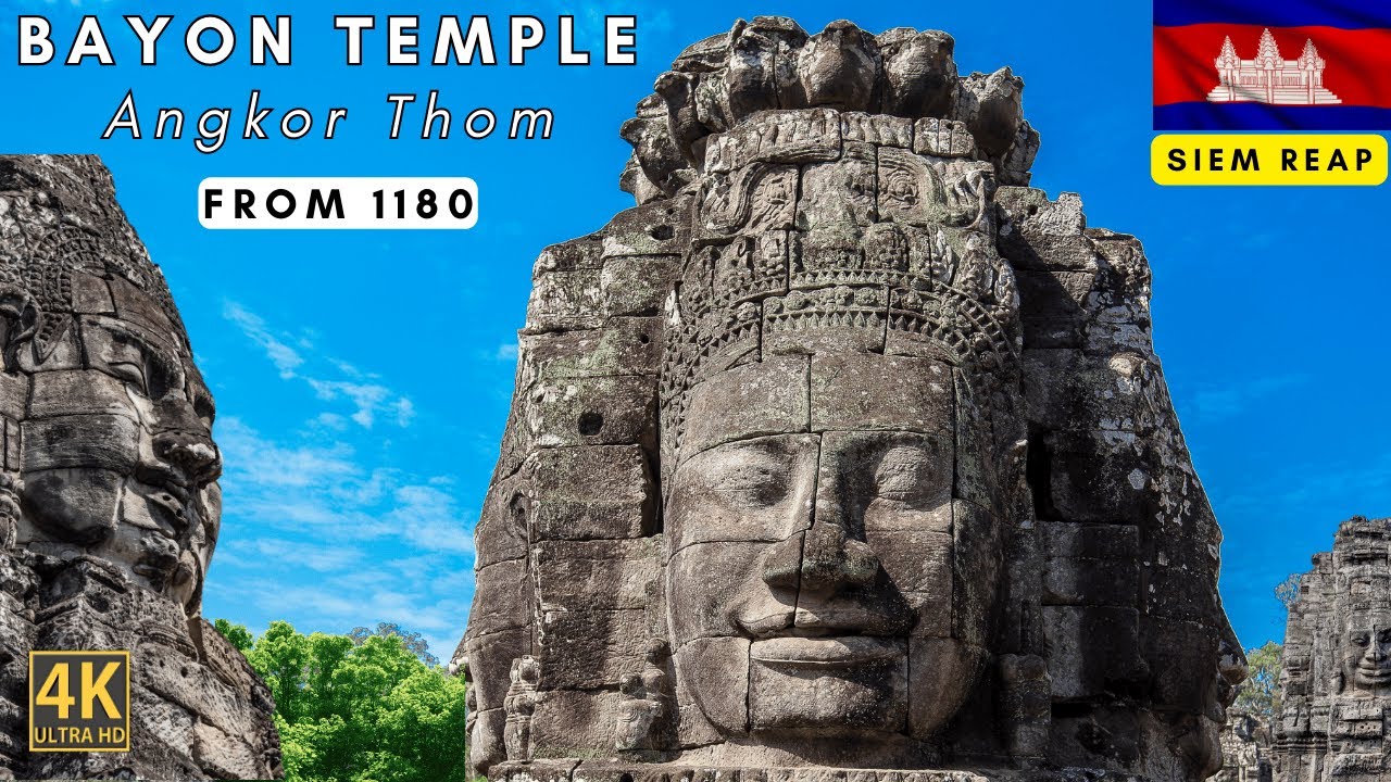 Храм Байон, Ангкор-Тхом | Завораживающие Древние Каменные Лица