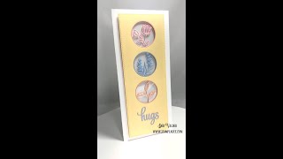 Floral Circles Slimline Mini Series #1