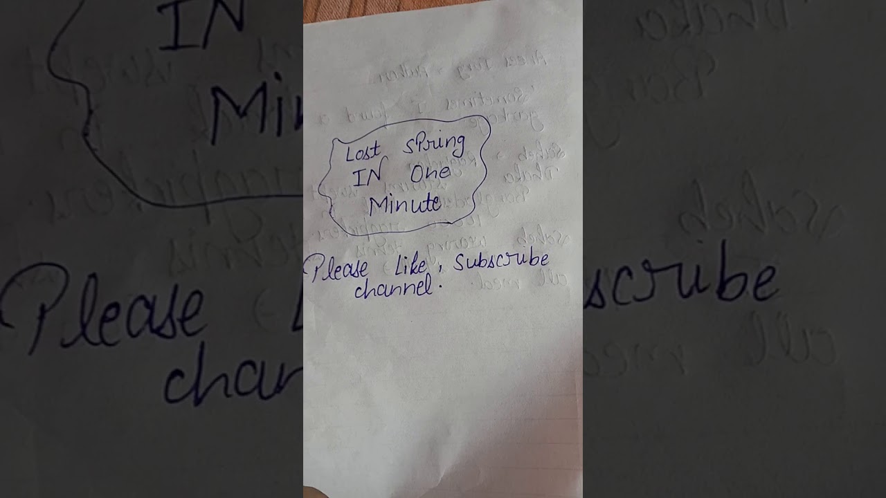 Class 12 Chapter Lost Spring In One Minute YouTube class-12-chapter-lost-spring-in-one-minute-youtube