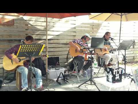 20170129 艾克樂團 - 查查 Tako 老G - 春天里 ( 原唱 : 汪峰 ) - 林班道中央廣場 ( 大年初二 )