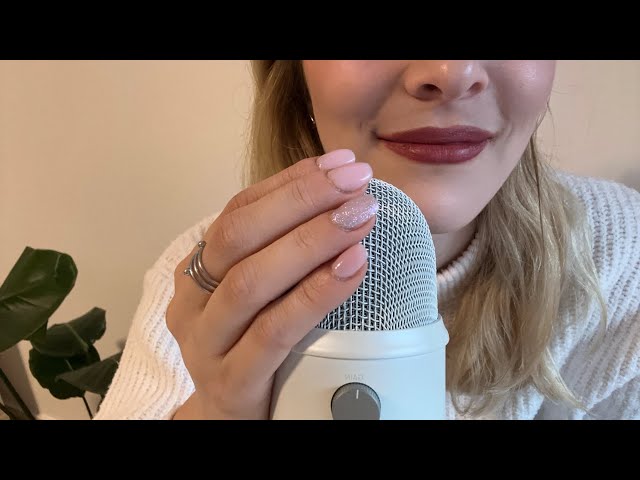 ASMR sensitive mouth sounds 👄 soft sratching