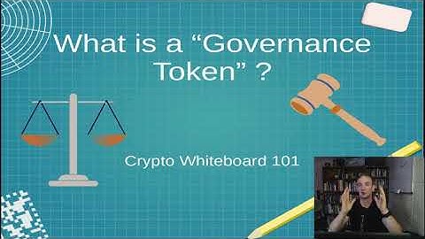What Are Governance Tokens - Crypto Whiteboard 101